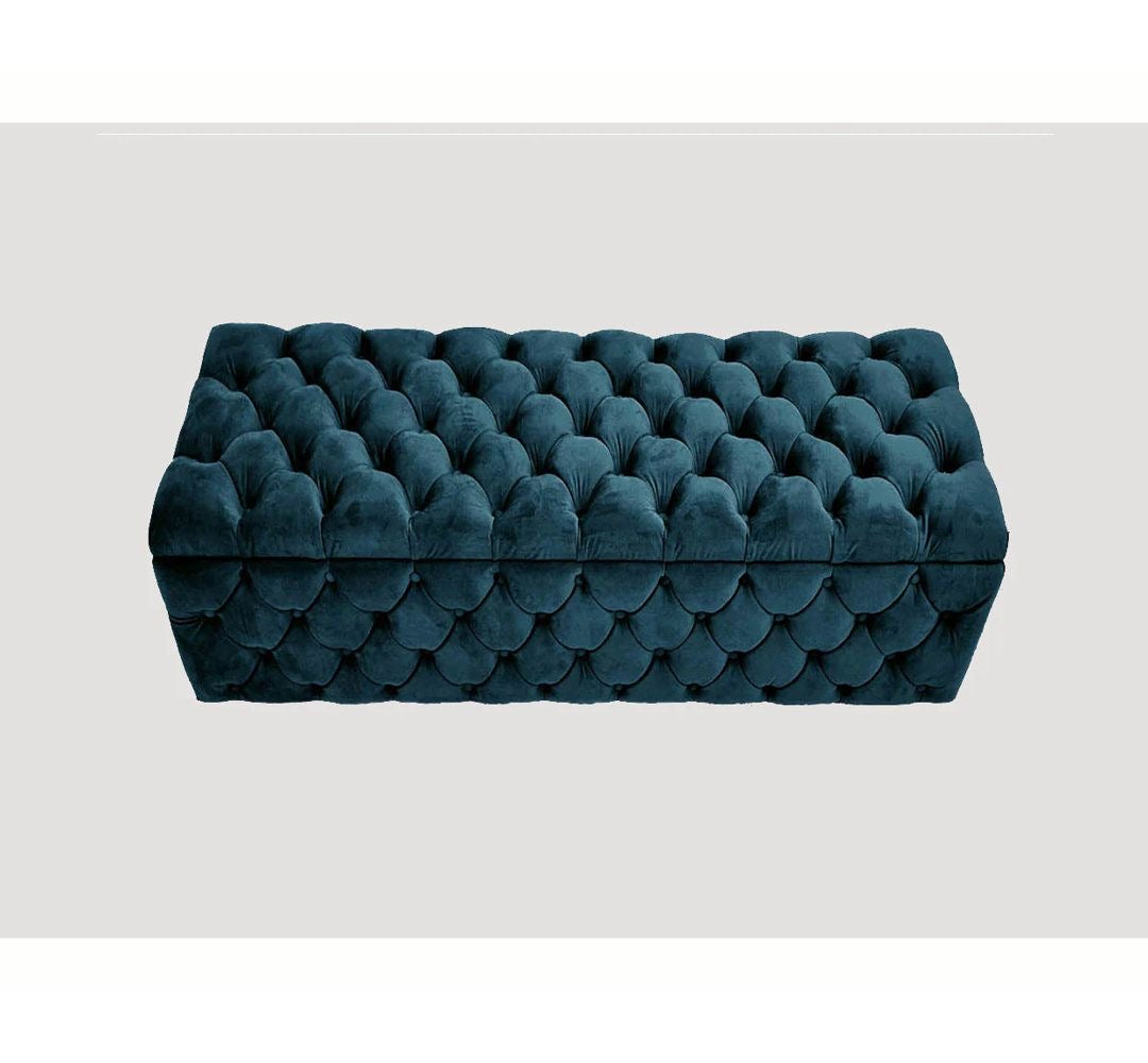 Spanish Upholstery Style Blanket Box