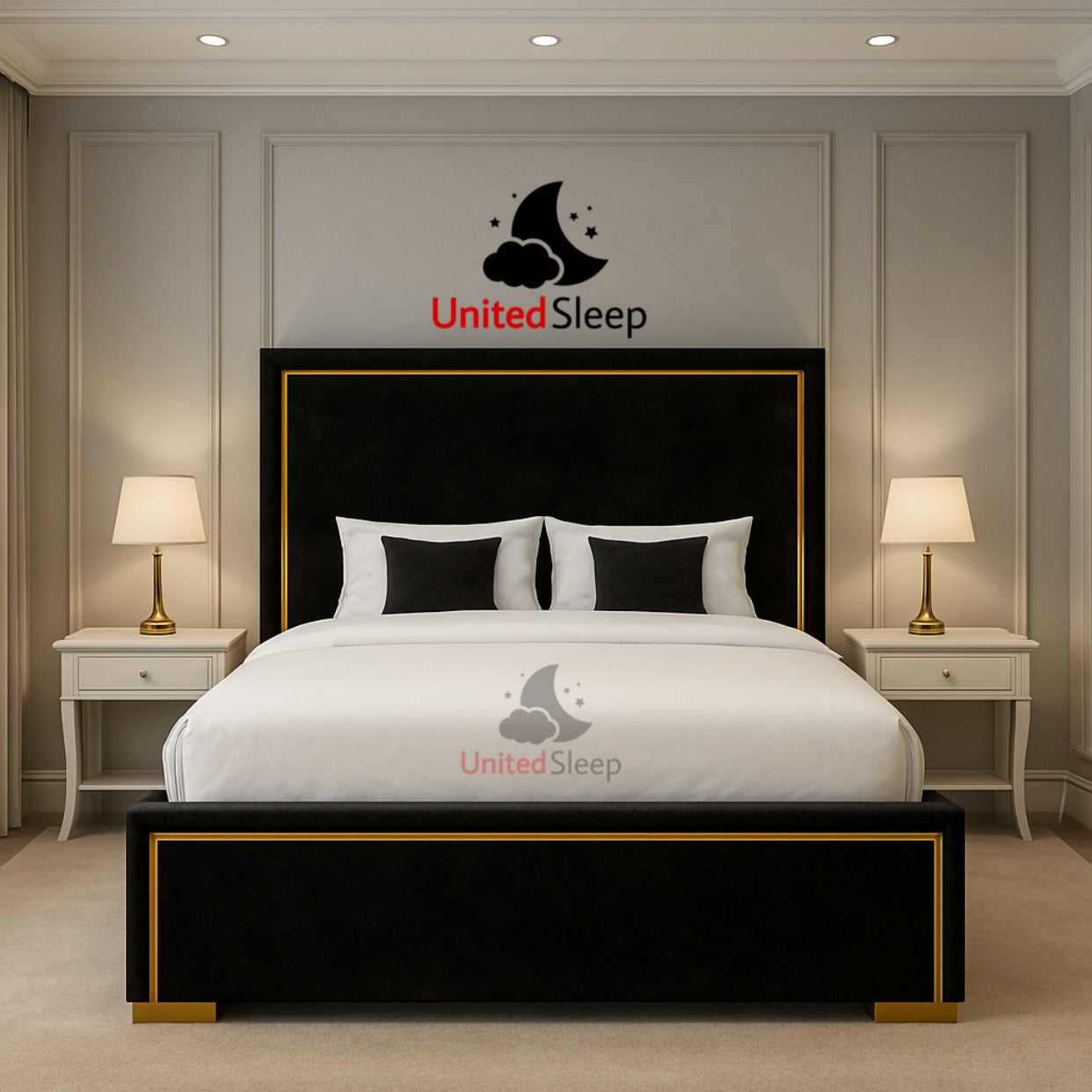 2025 LuxeComfort Bed – Upholstered Frame with Optional Storage & Modern Appeal