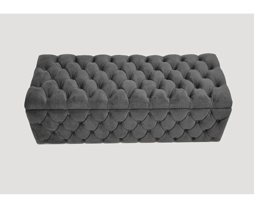 Spanish Upholstery Style Blanket Box